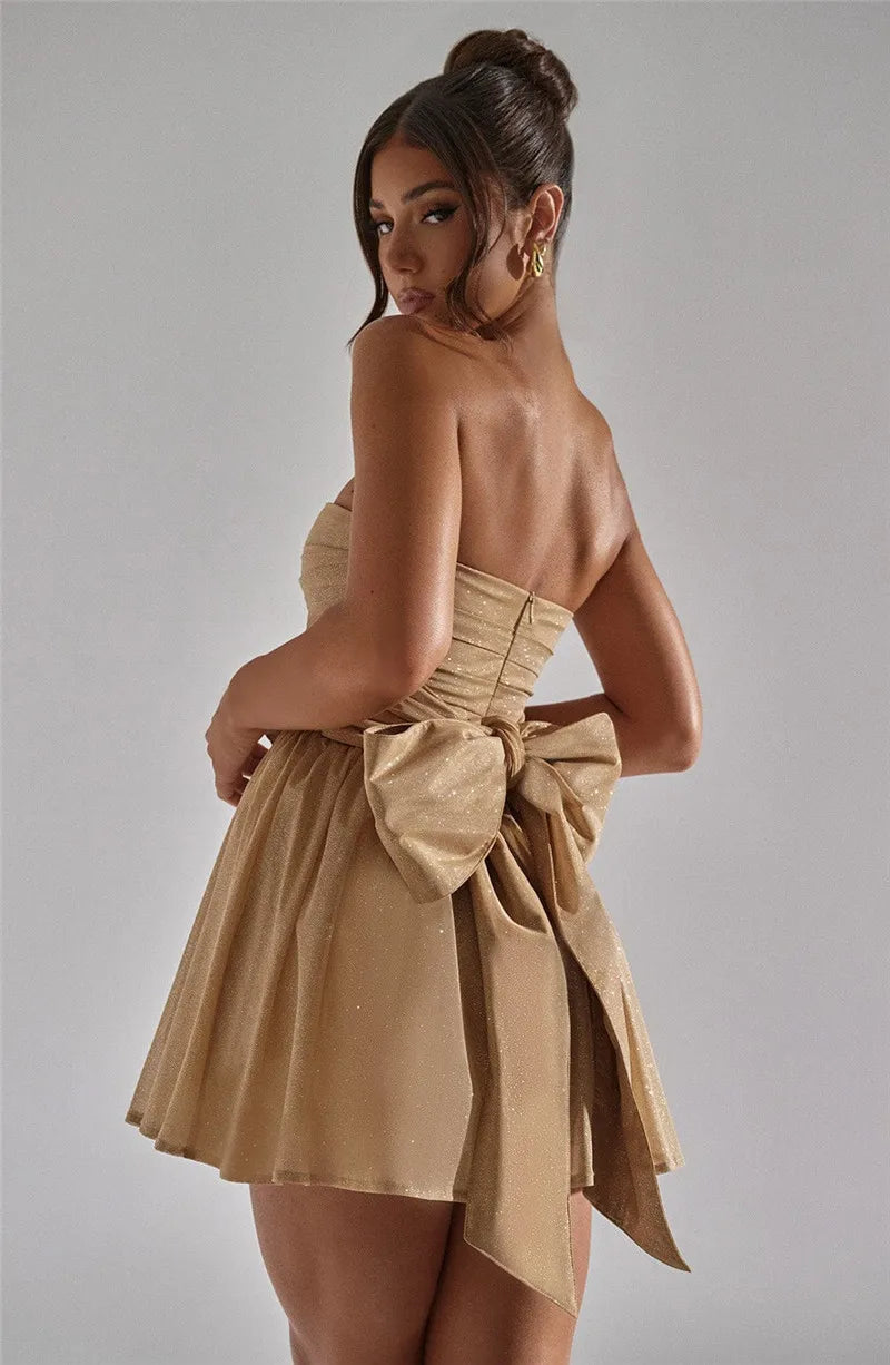 VALERIE – Glitzerndes Mini-Kleid
