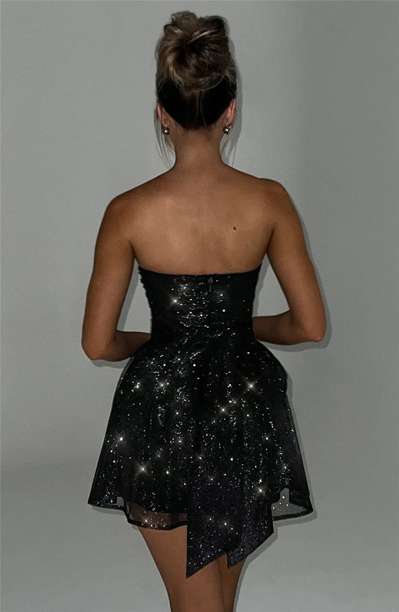 VALERIE – Glitzerndes Mini-Kleid