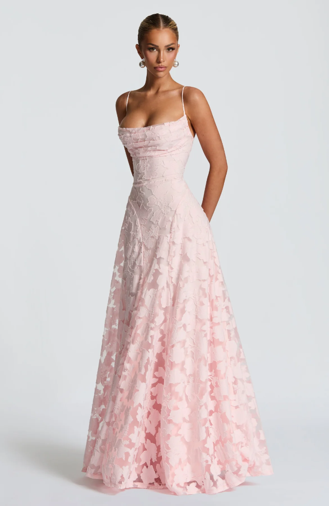 SOFIA | Elegantes Spitzen Maxi Kleid