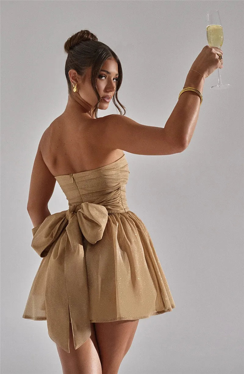 VALERIE – Glitzerndes Mini-Kleid