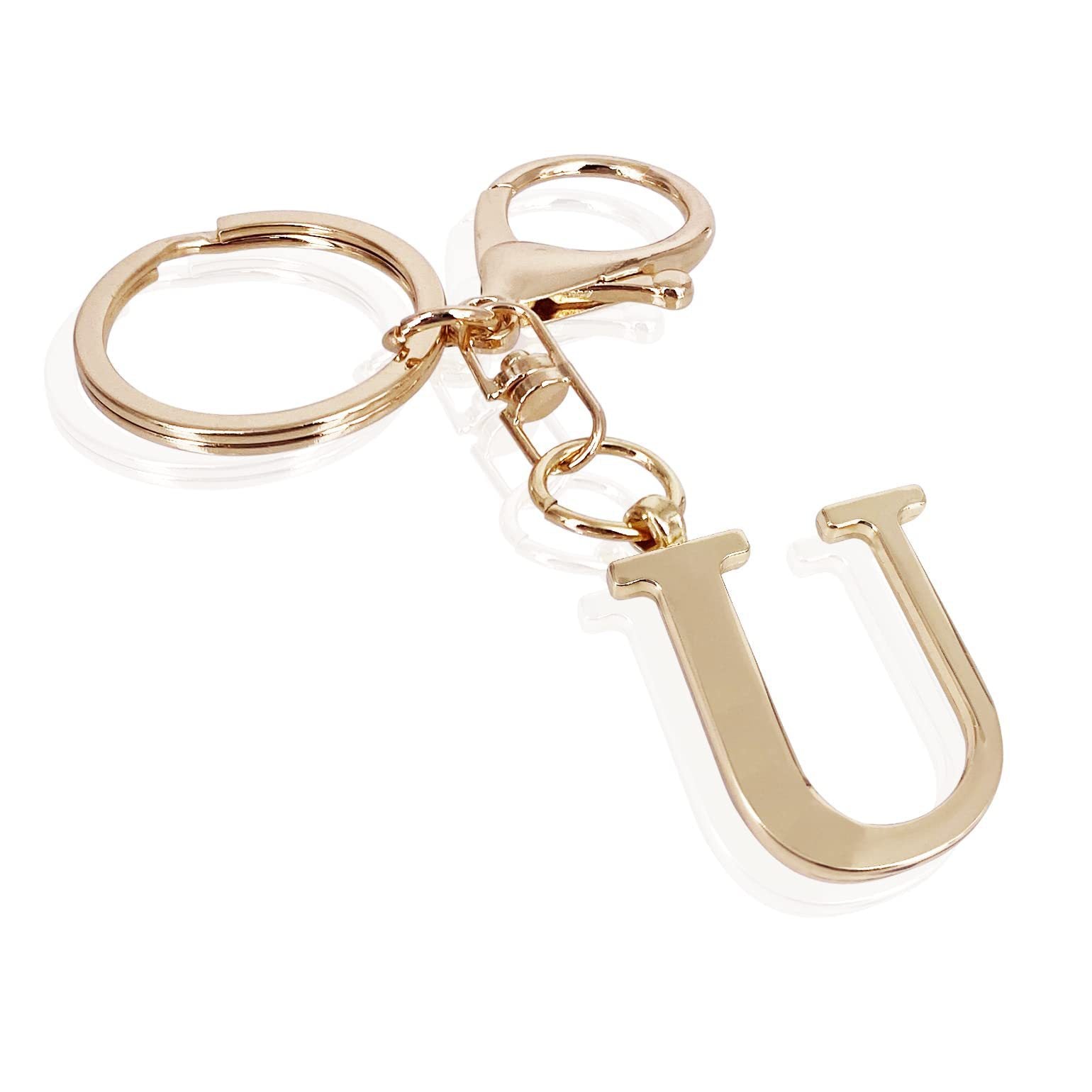 Initial | Eleganter Bag Charm in Goldoptik