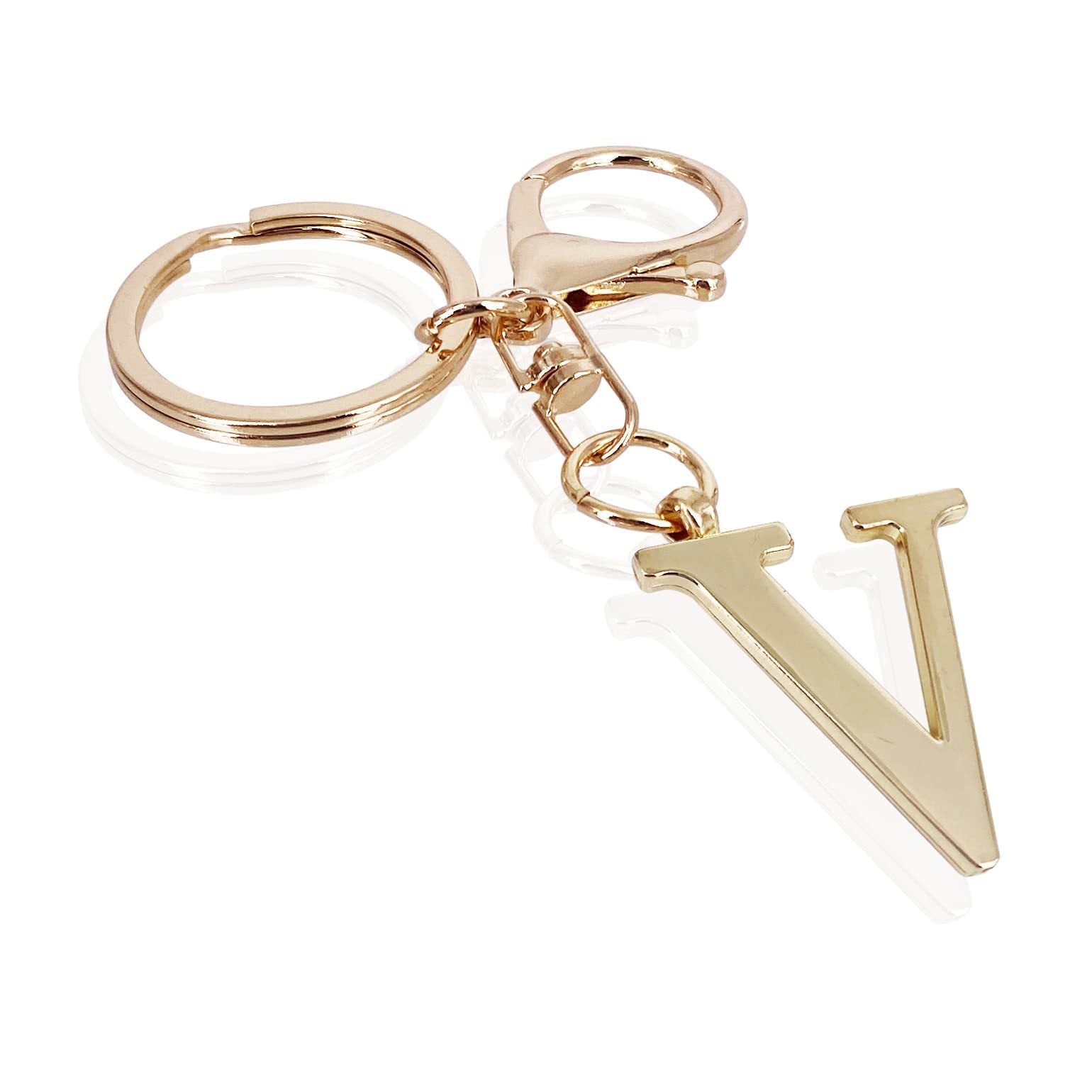 Initial | Eleganter Bag Charm in Goldoptik