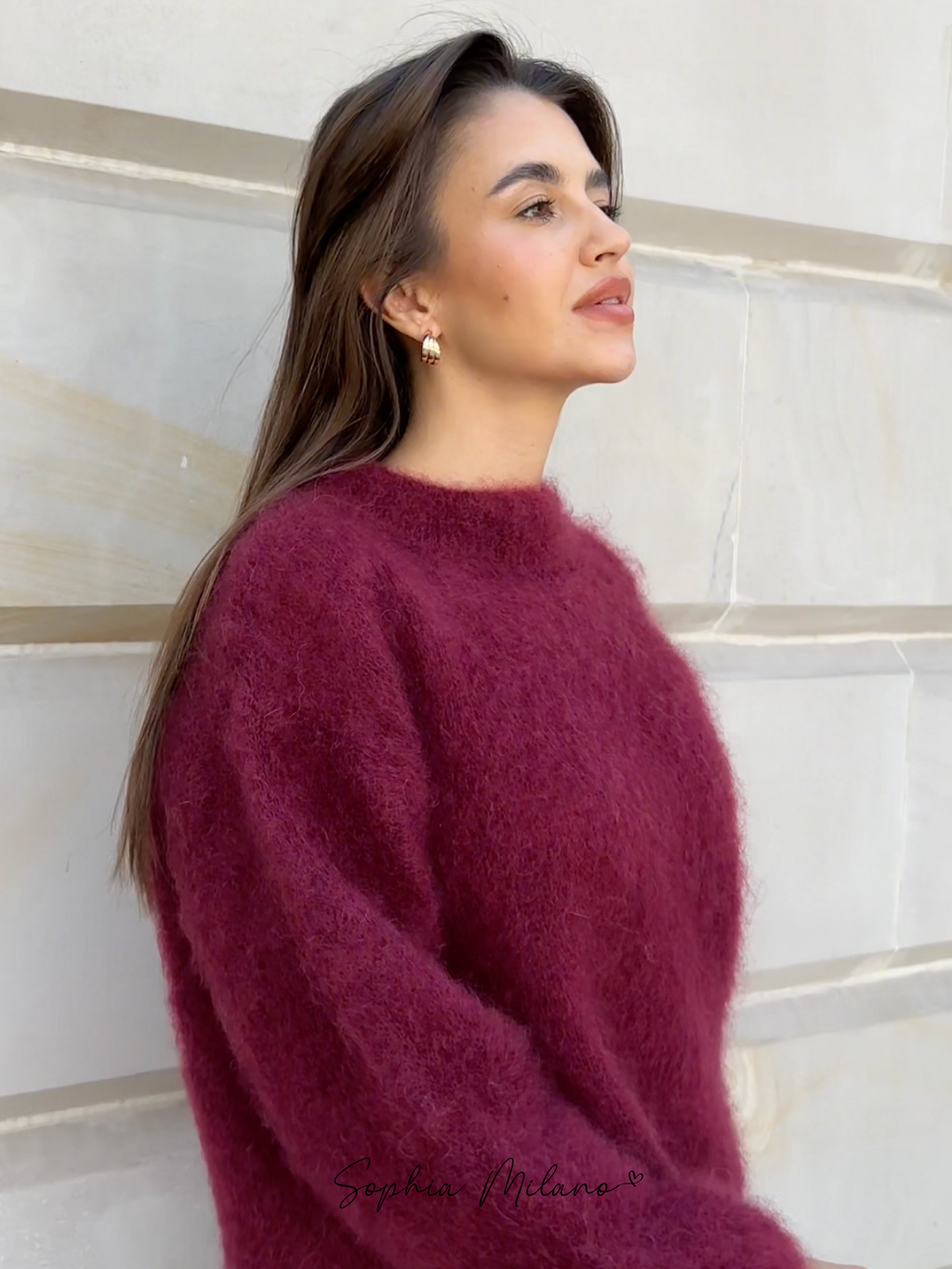 SOPHIA | Mohair Crewneck