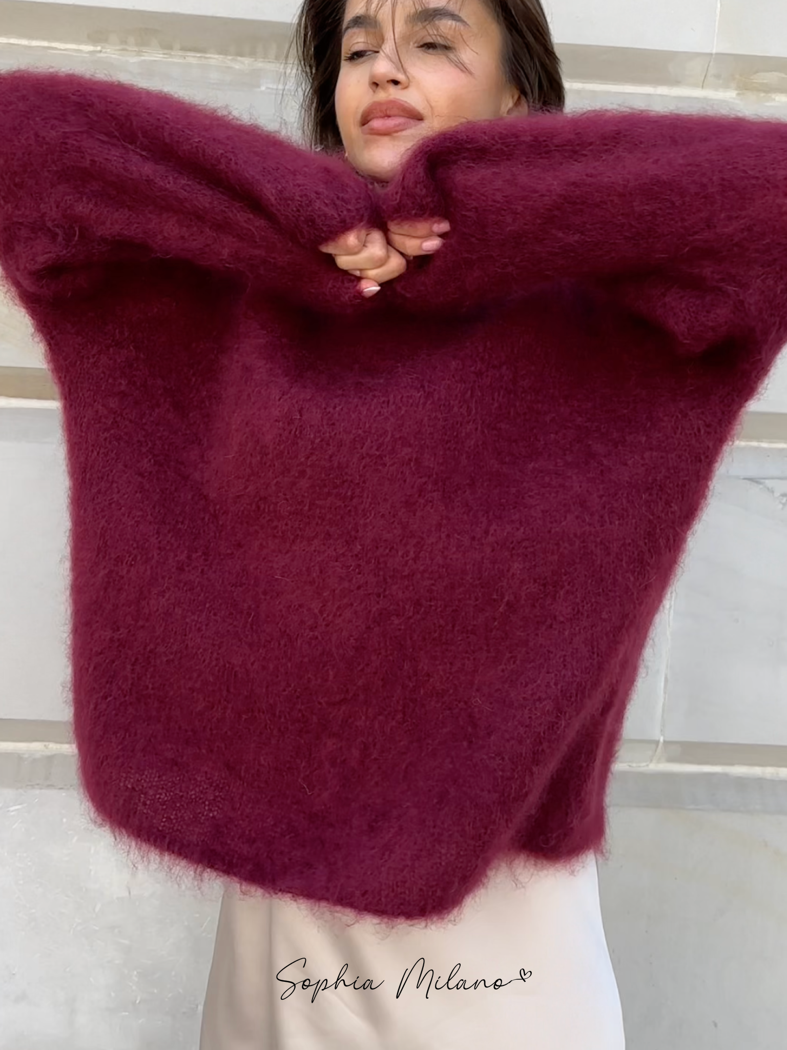 SOPHIA | Mohair Crewneck