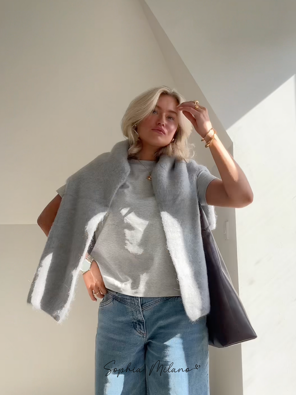 SOPHIA | Mohair Crewneck