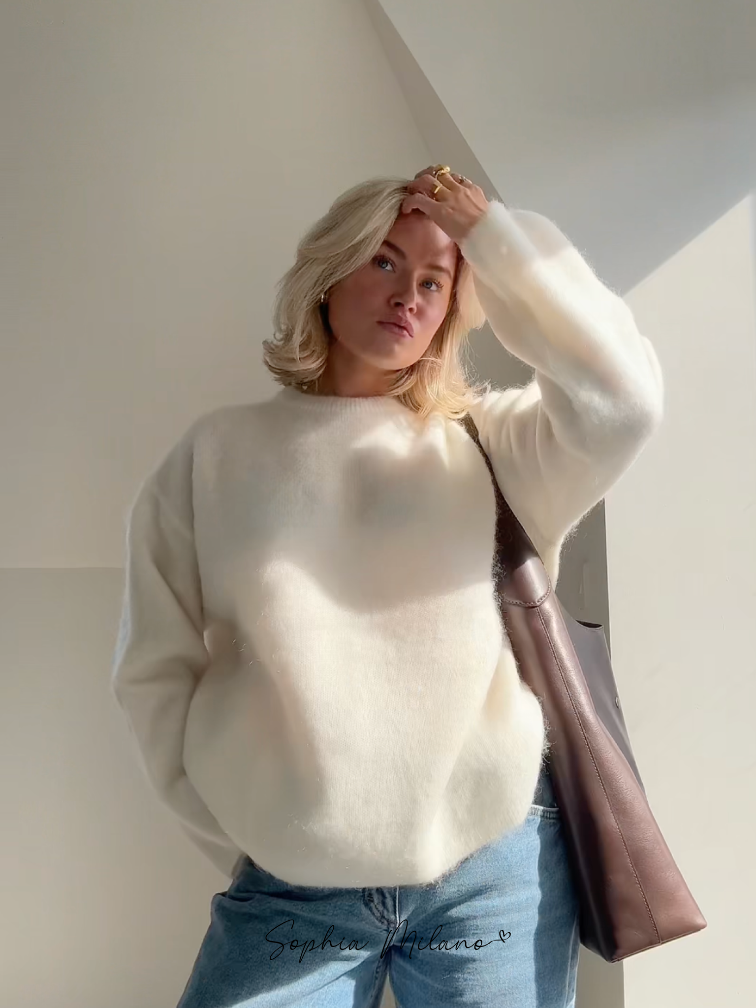 SOPHIA | Mohair Crewneck