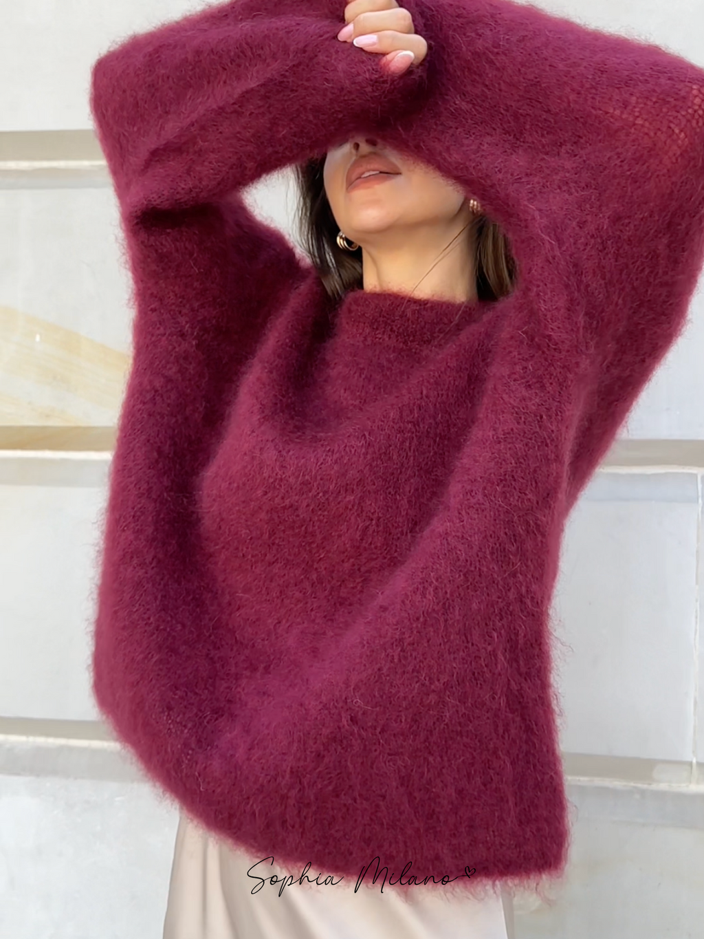 SOPHIA | Mohair Crewneck