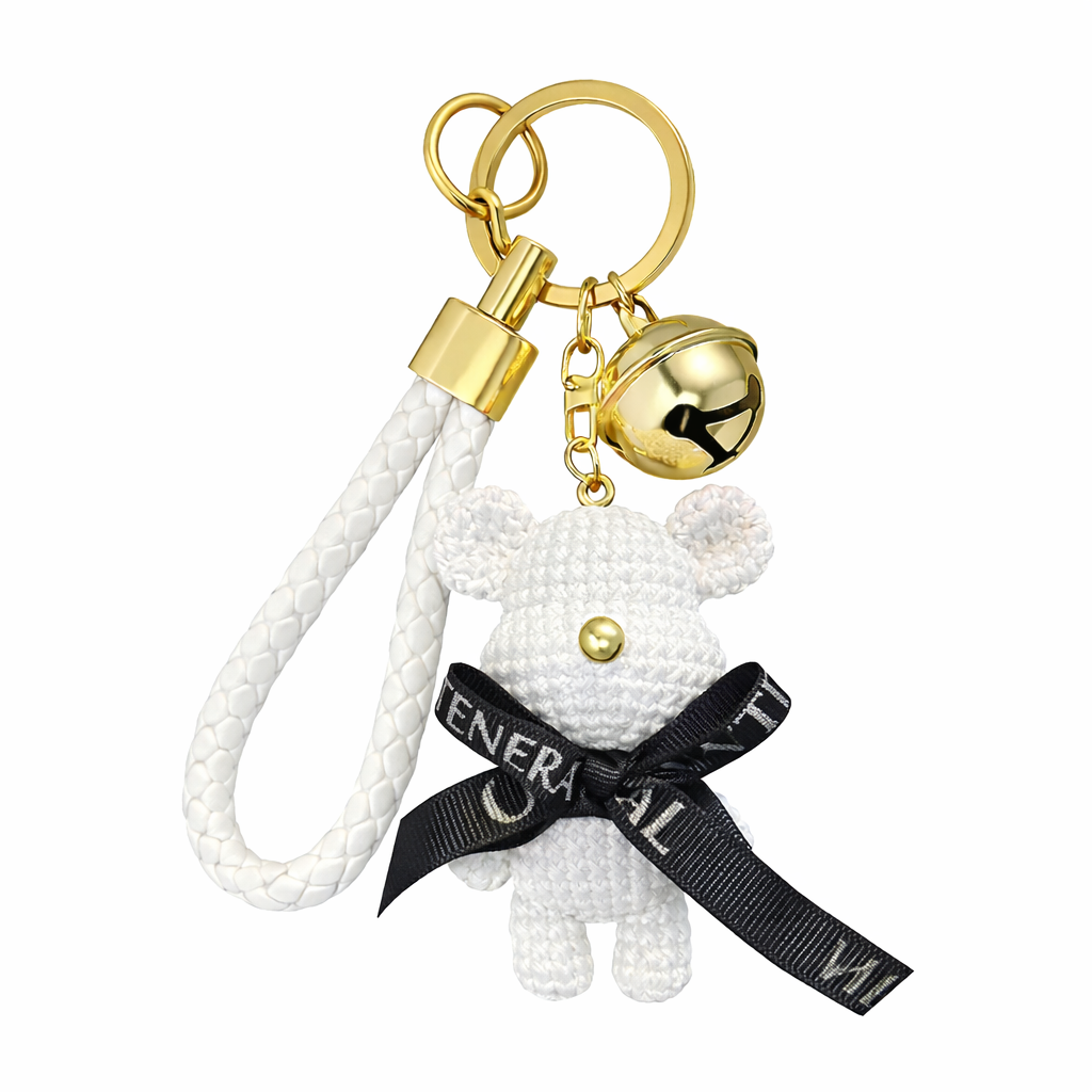 Bear | Stilvoller Bag Charm in Goldoptik