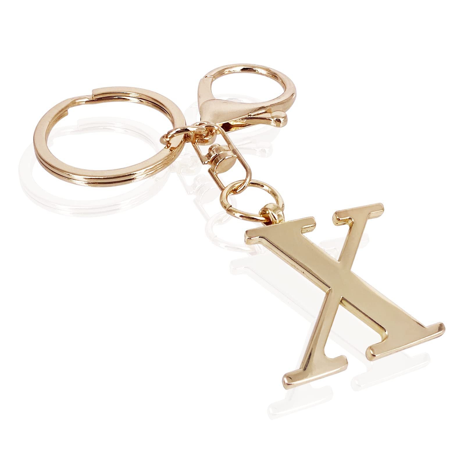 Initial | Eleganter Bag Charm in Goldoptik