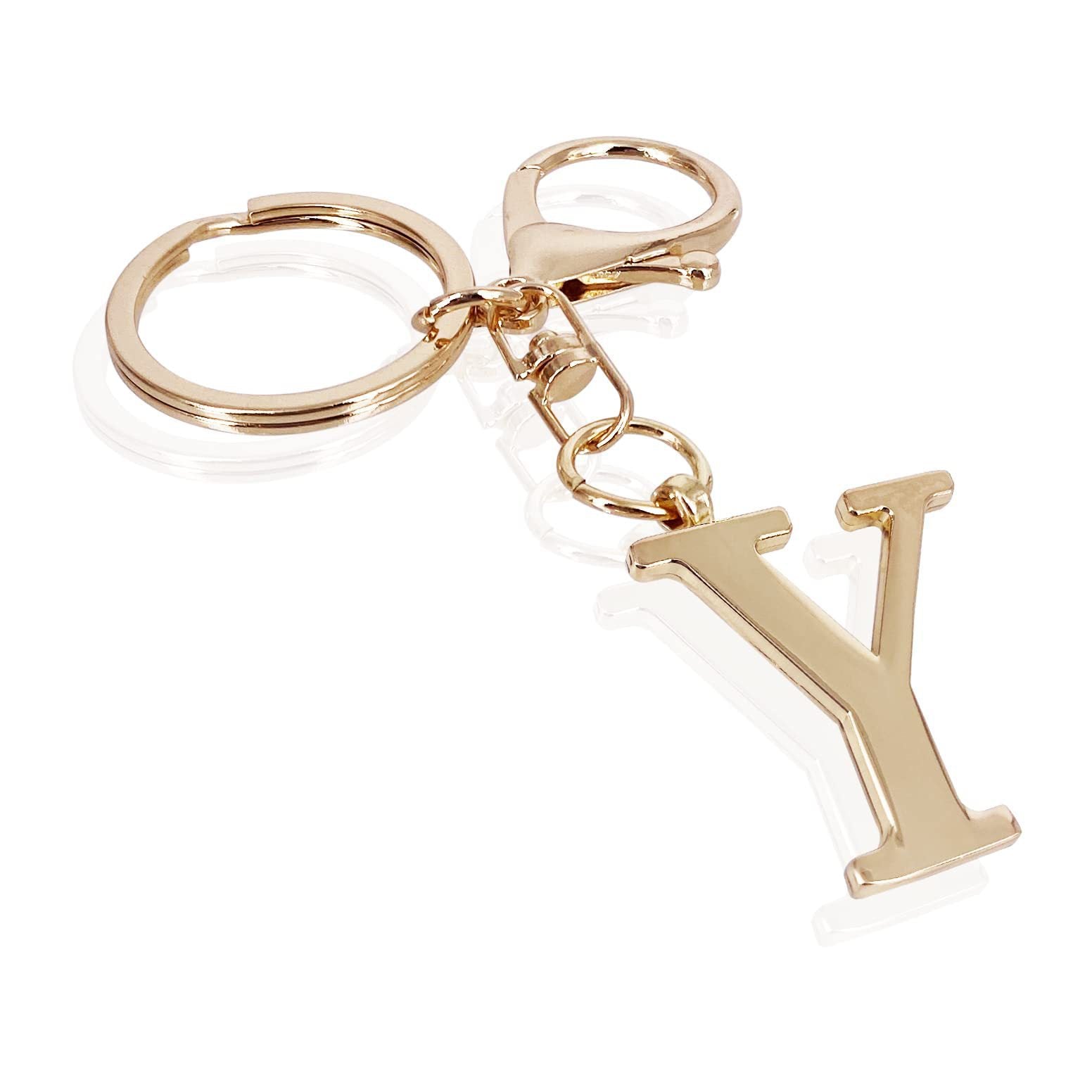 Initial | Eleganter Bag Charm in Goldoptik