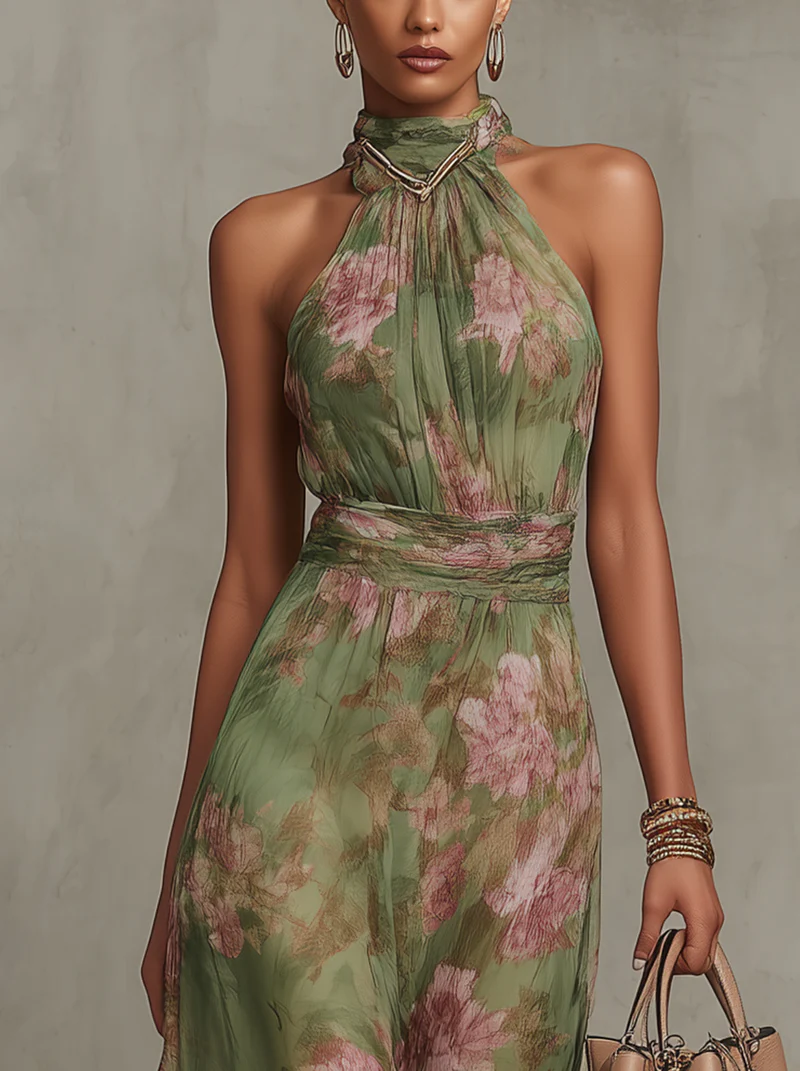Sophie | Elegante vestido de verano con estampado floral