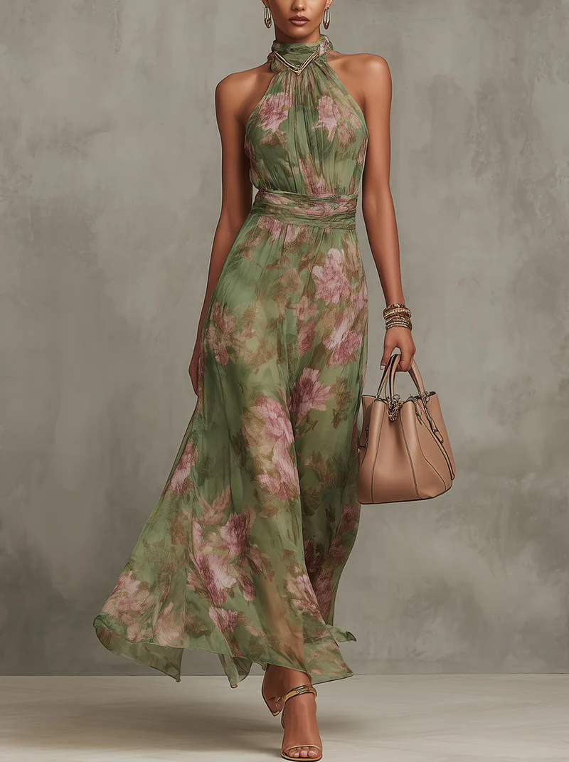 Sophie | Elegante vestido de verano con estampado floral