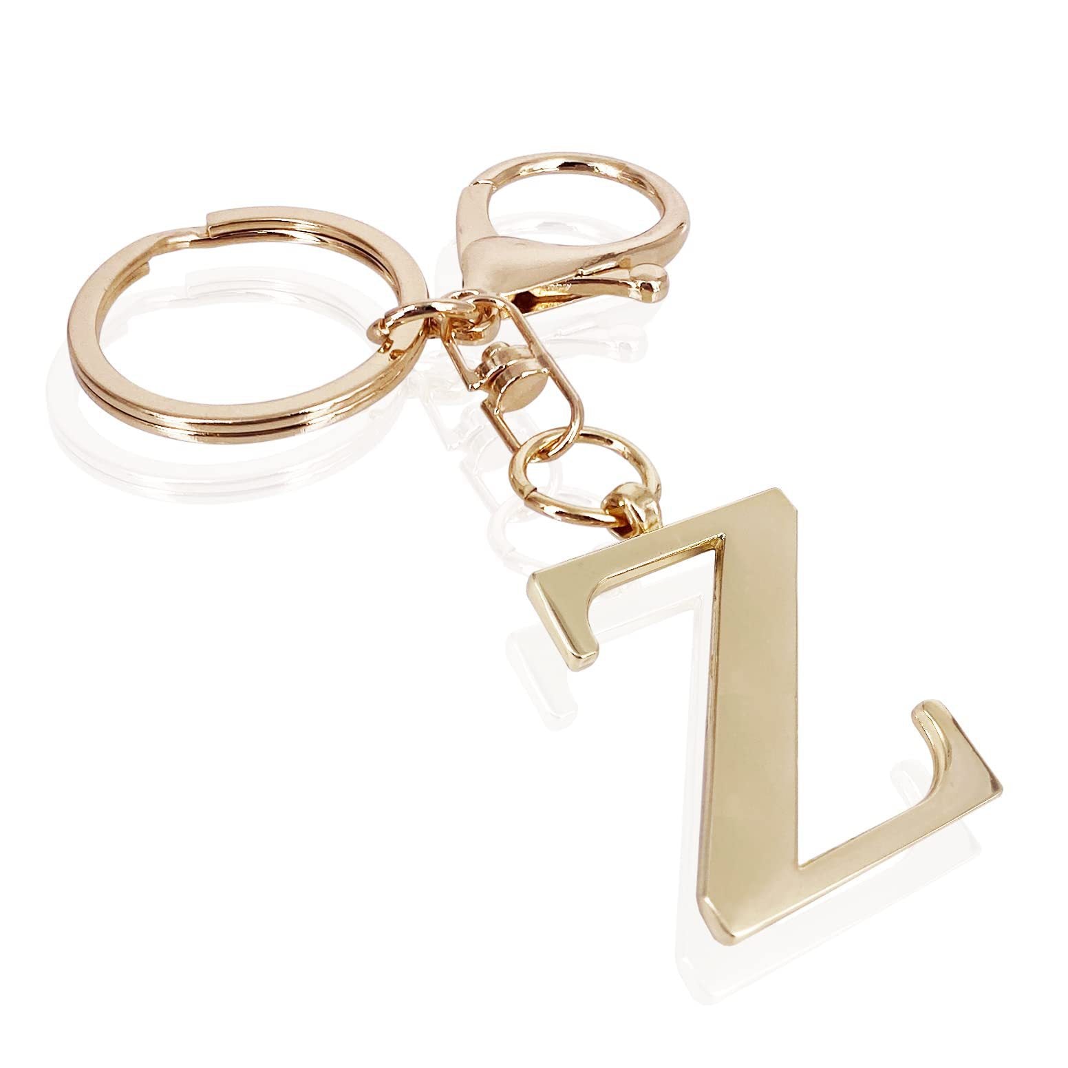 Initial | Eleganter Bag Charm in Goldoptik