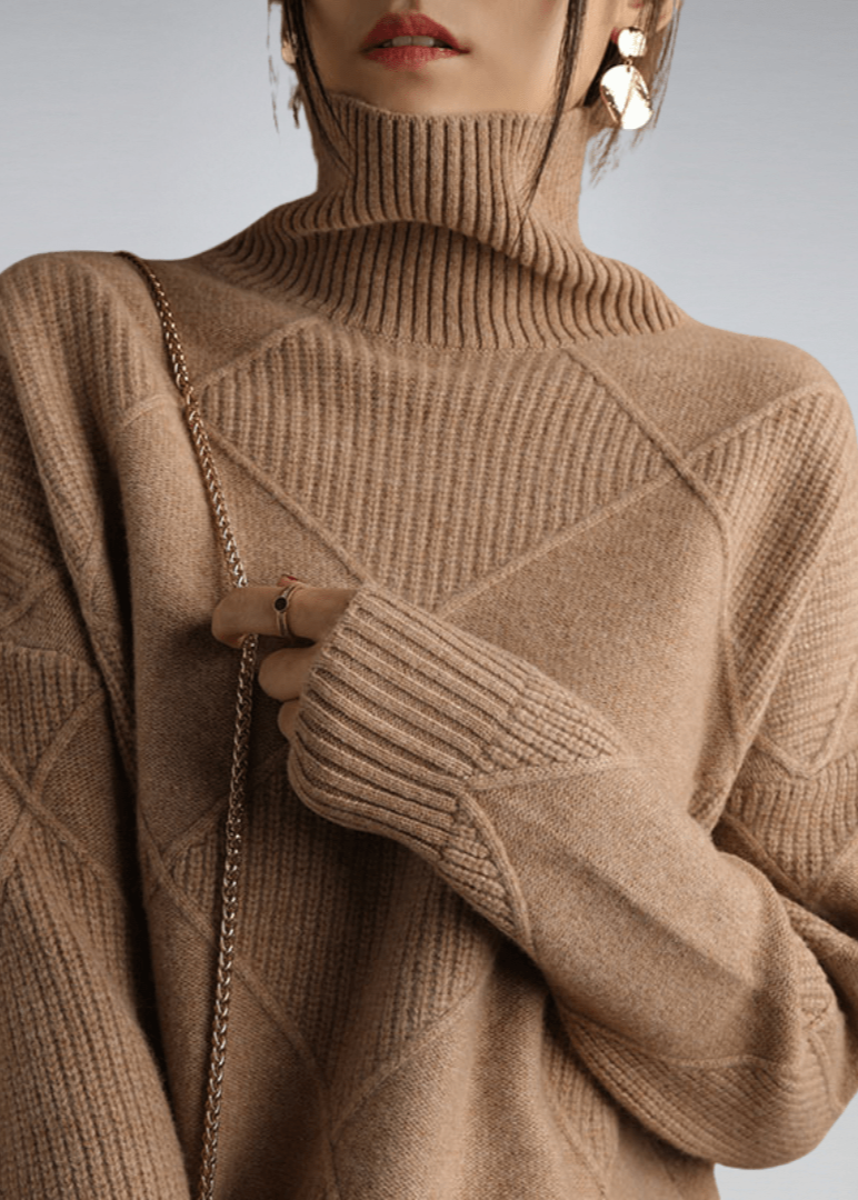 MATHILDA – Kaschmir-Rollkragenpullover