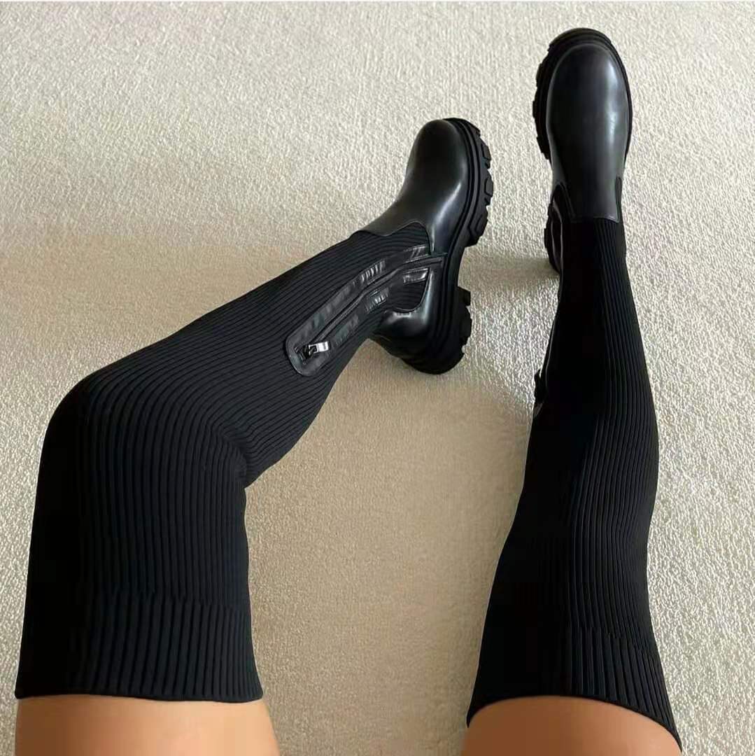 MADDIE | Overknee Stretch-Stiefel