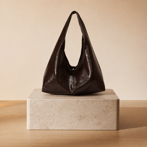 Bolso Hobo Piel Texturizada