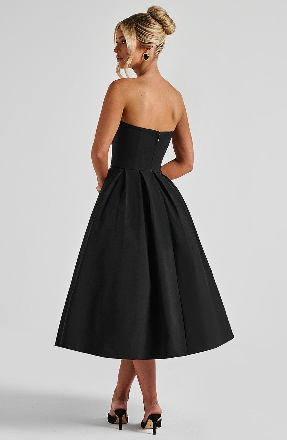LAILA-MARIE | Curve Torch Midikleid