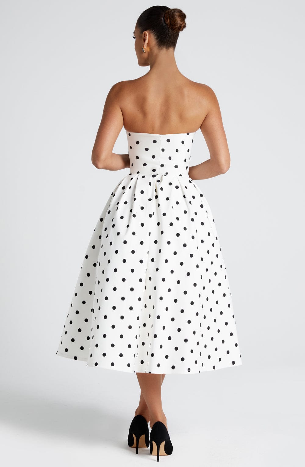 LAILA-MARIE | Curve Torch Midikleid