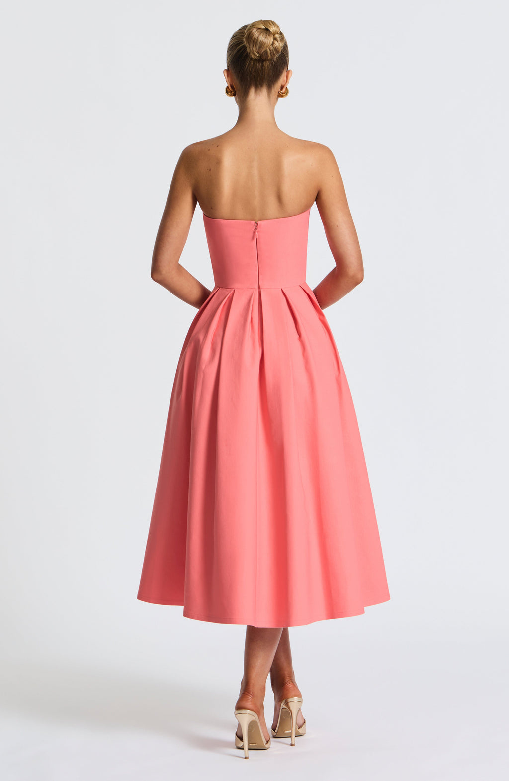 LAILA-MARIE | Curve Torch Midikleid