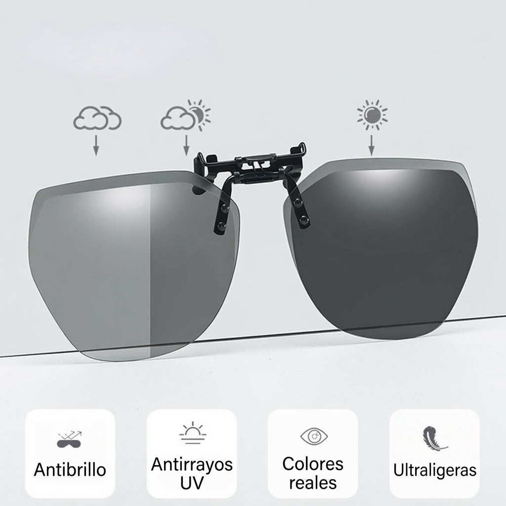 Clip de Sol Polarizado para Gafas