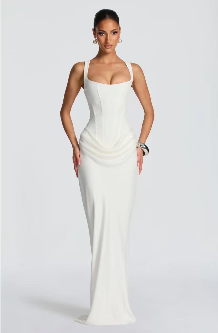 ELEONORA | Zeitloses Minimalistisches Maxi Kleid