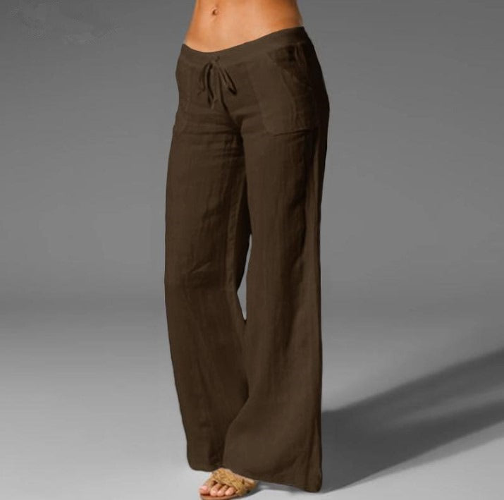 GLYJEL | Relaxed Fit Wide-Leg Pants