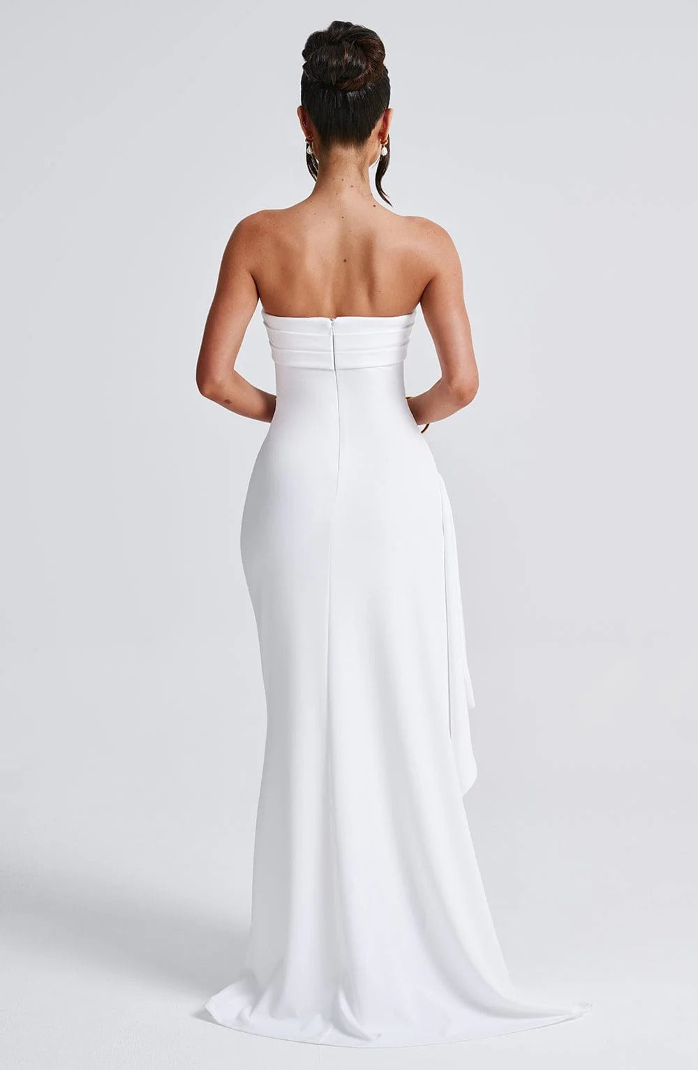RUTH | Figurbetontes Bandeau Maxi Kleid
