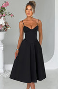 MAILEEN | Elegantes Midi Kleid im Corset Stil