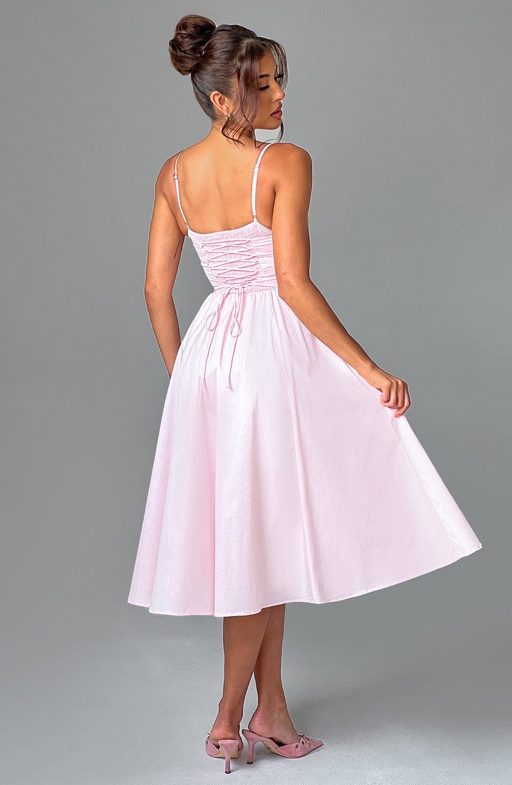 MAILEEN | Elegantes Midi Kleid im Corset Stil
