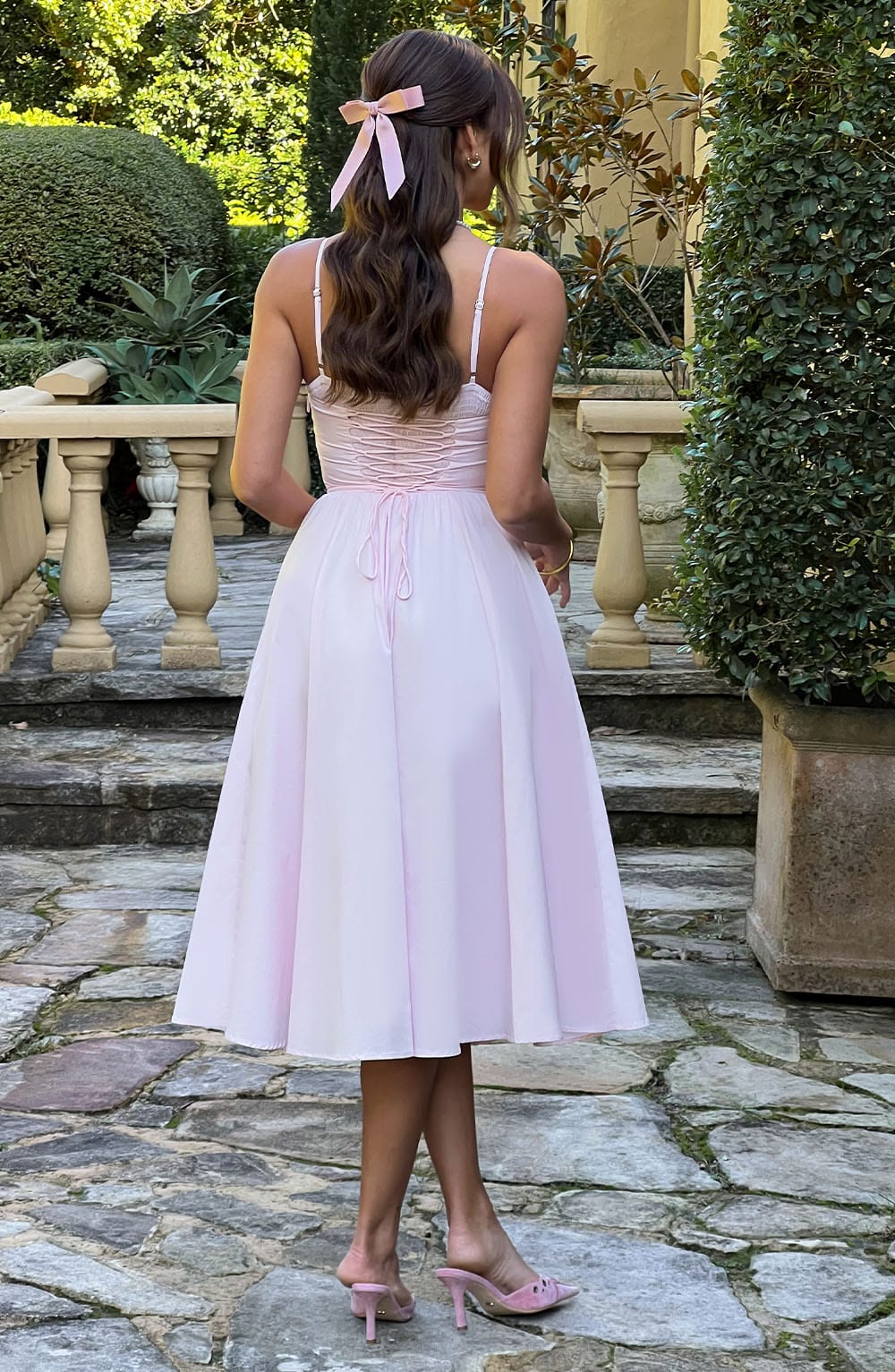 MAILEEN | Elegantes Midi Kleid im Corset Stil