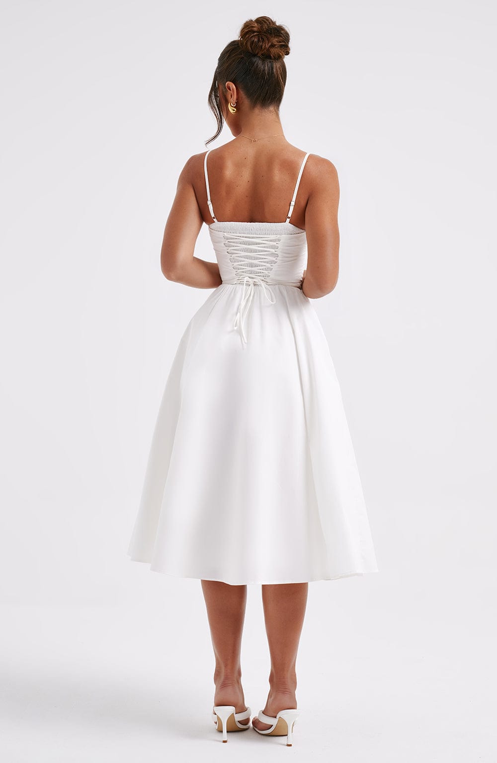 MAILEEN | Elegantes Midi Kleid im Corset Stil