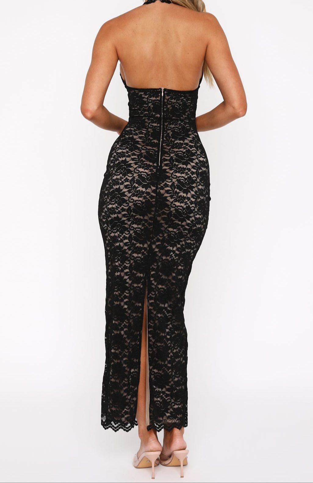 ISABELLA | Luxuriöses Spitzen-Maxikleid