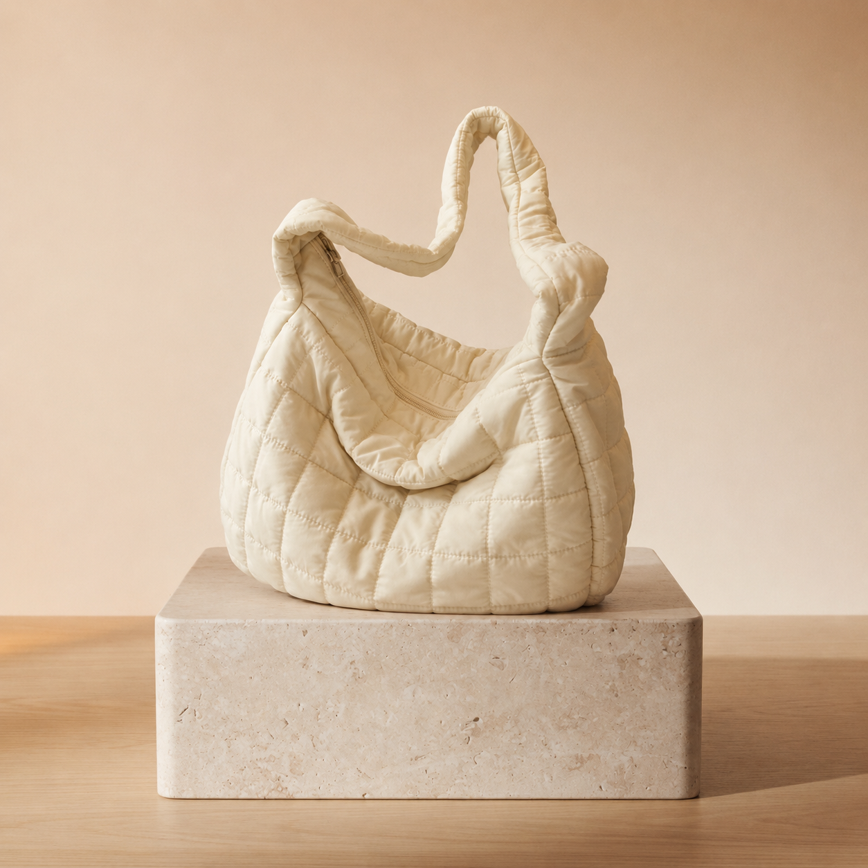 Bolso Hobo Acolchado Puffer