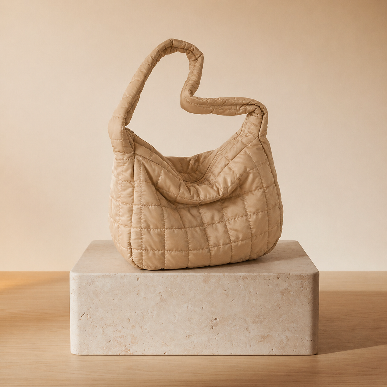 Bolso Hobo Acolchado Puffer