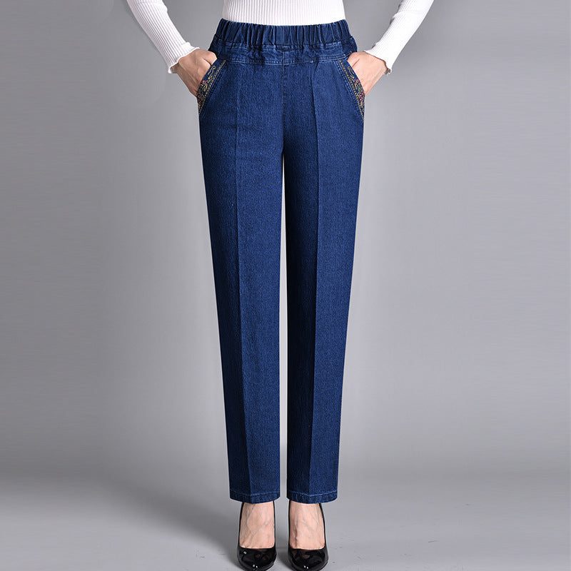 LINA | Komfort-Jeans mit elastischem Bund & Seitentaschen