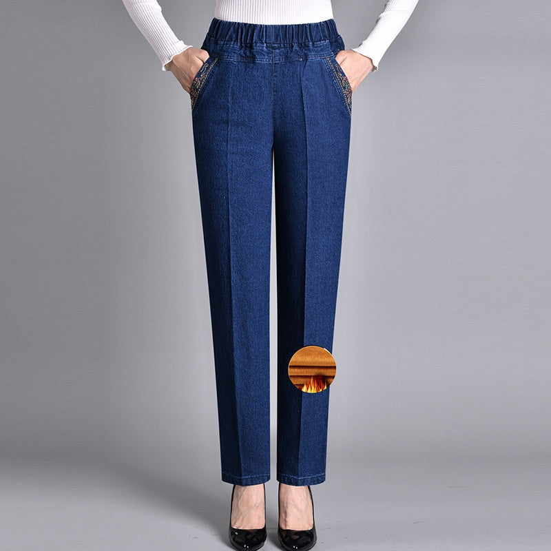 LINA | Komfort-Jeans mit elastischem Bund & Seitentaschen