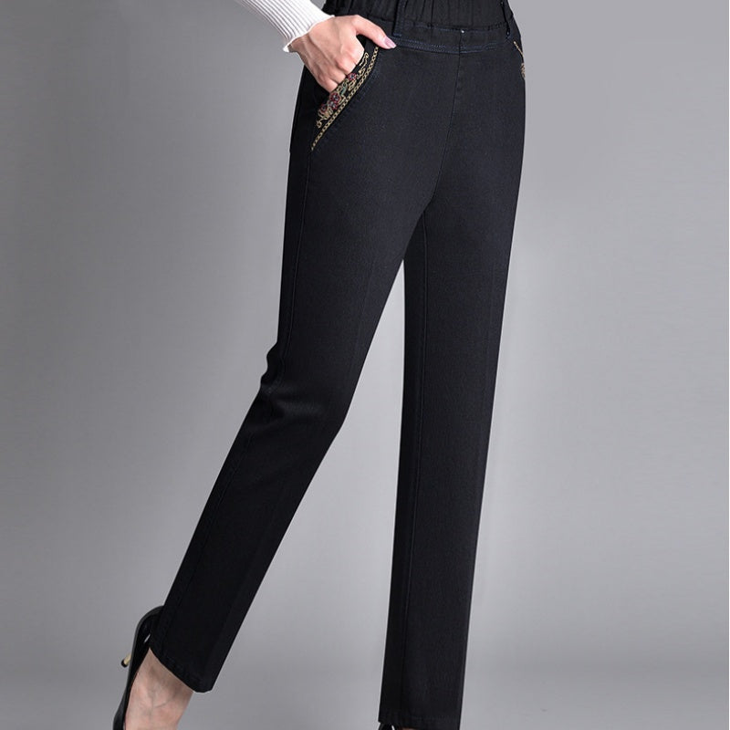 LINA | Komfort-Jeans mit elastischem Bund & Seitentaschen