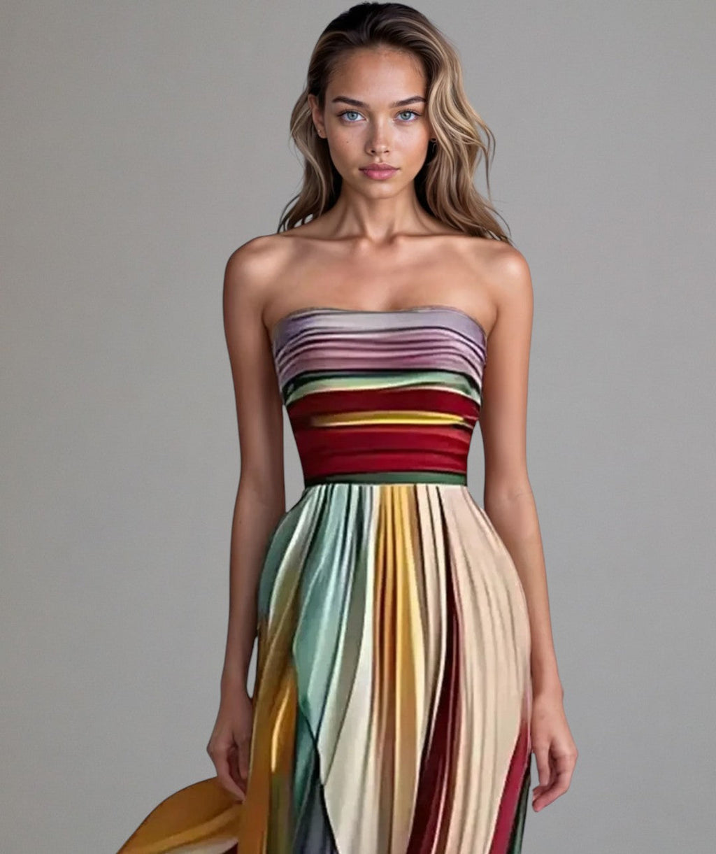 TALMA | Fließendes Maxikleid mit Farbverlauf