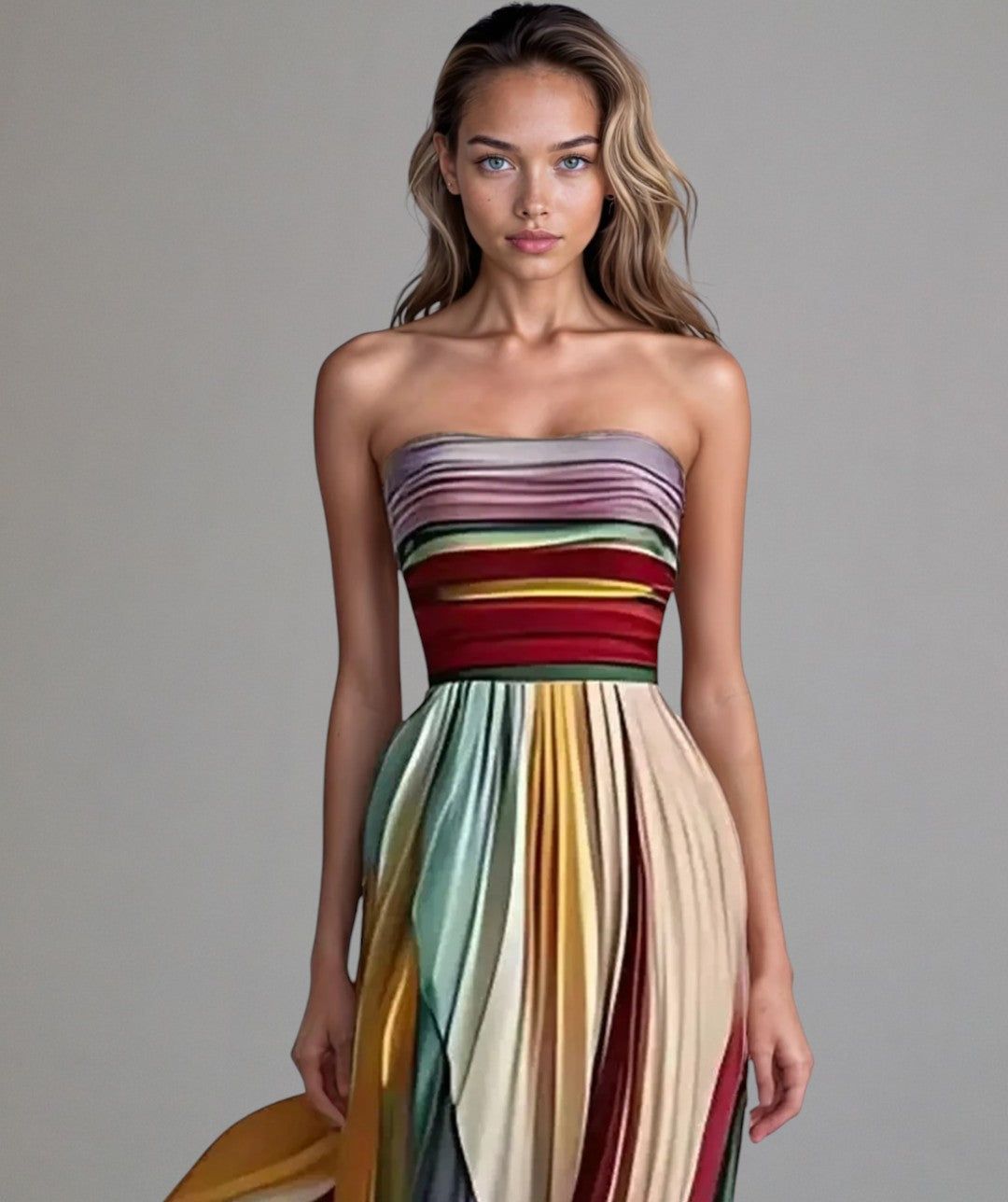 TALMA | Fließendes Maxikleid mit Farbverlauf