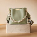Bolso Bucket Cadena Trenzada con Bandolera