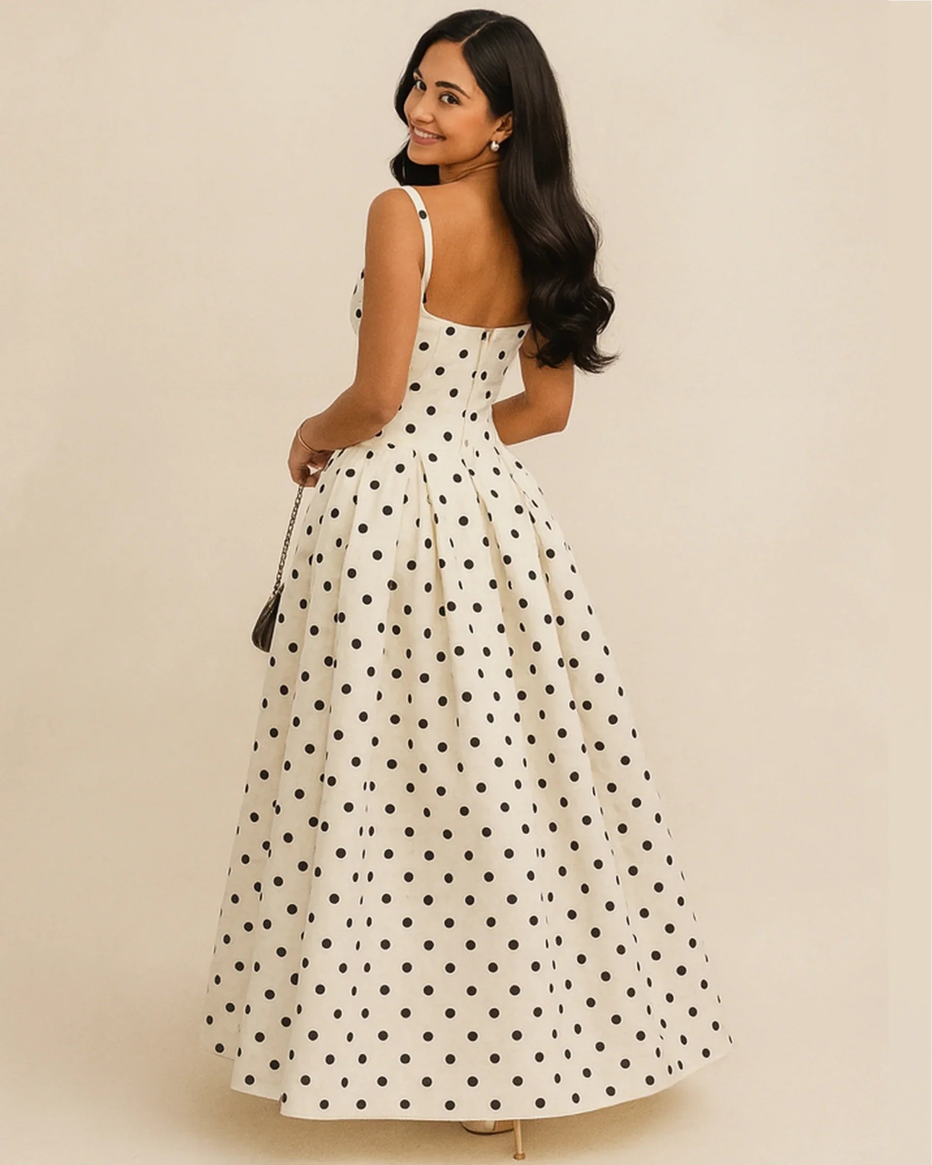 SARAH | Polka Dots Midikleid